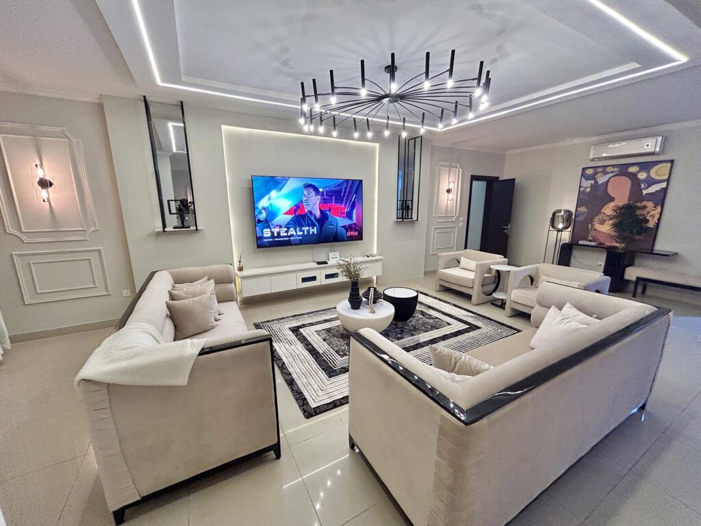 Marion residence living room