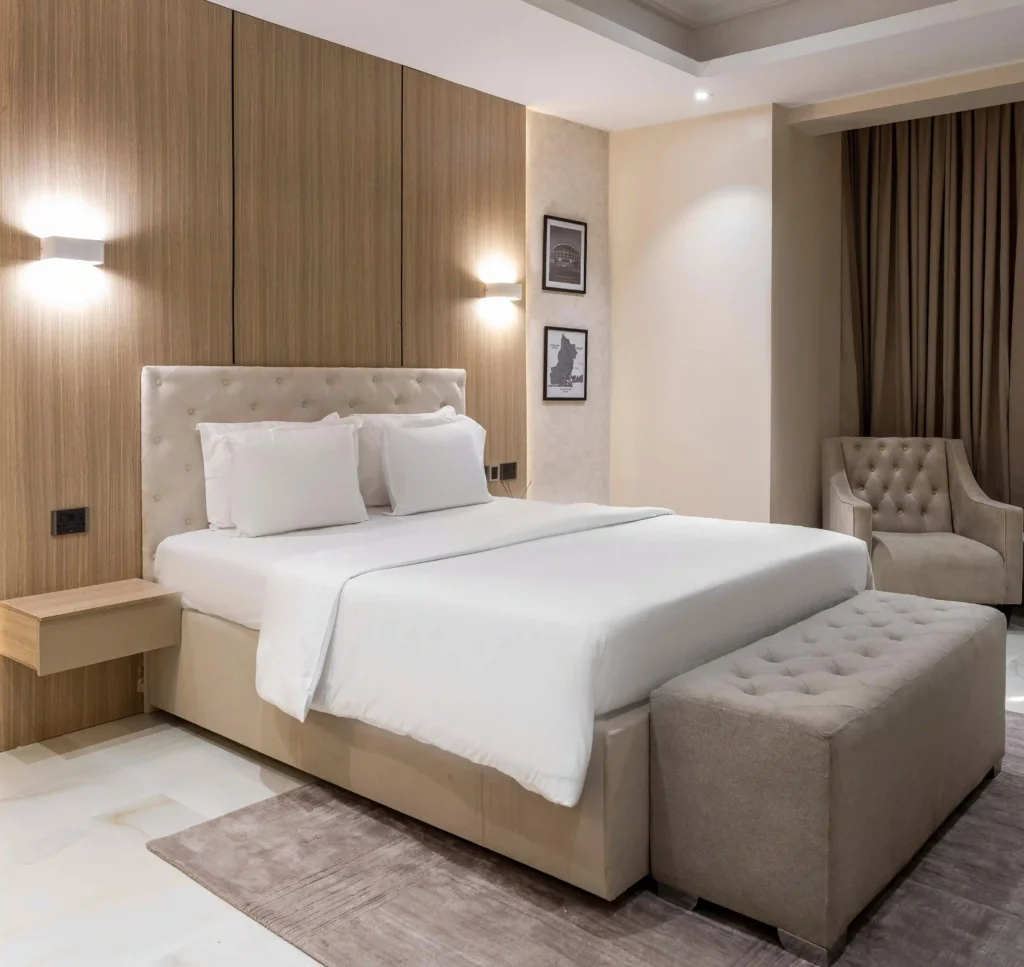 Pecan deluxe room at The Lekki Coliseum