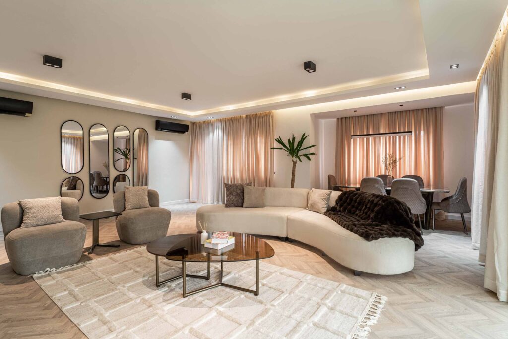 Peony residence living room